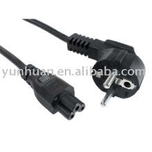 IEC Power cords for laptop's adaptors clover to UK C5